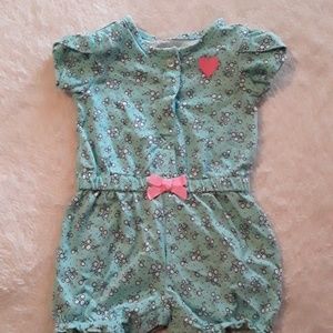 Carter's Aqua Romper